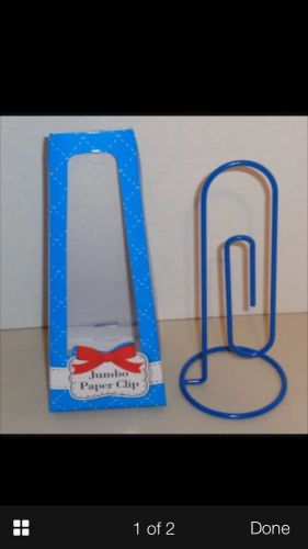 X- JUMBO DESK PAPER CLIP GREAT OFFICE GIFT BRAND NEW Pick Ur Color!