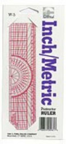 NEW 6 IN. X 1.5 IN. PROTRACTOR RULER