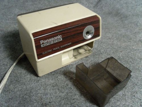 Vtg Panasonic Desktop Auto-Stop Electric Pencil Sharpener KP-110 Made In Japan