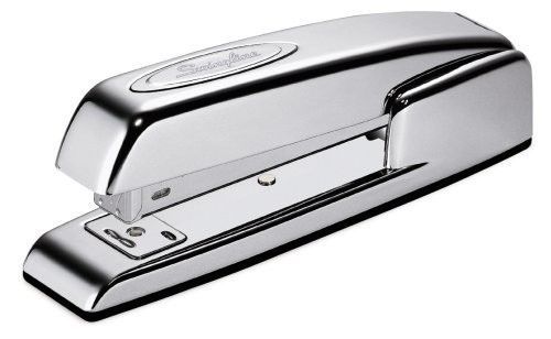 Office Supplies Supply Stationary Product Desk Stapler 20-Sheet Capacity Chrome