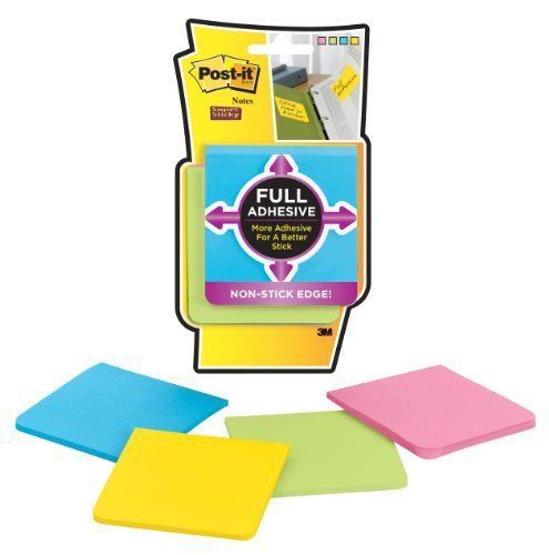 Post-it Super Sticky Adhesive Note - Self-adhesive - 3&#034; X 3&#034; - (f3304ssau)