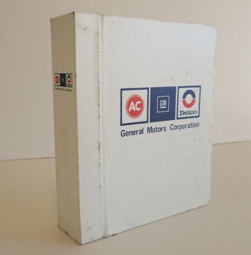 3 ring binder AC DELCO GM General Motors Corp expandableService Manual