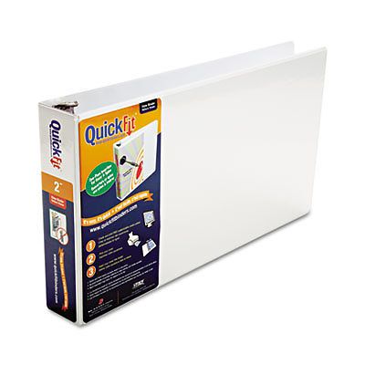 Quick fit ledger d-ring binder, 2&#034; capacity, 11 x 17, white for sale