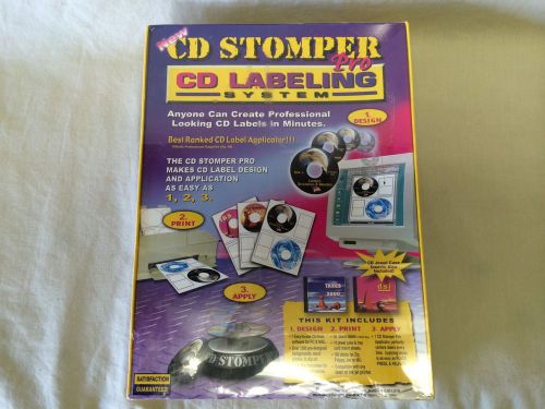 CD Stomper Pro CD Labeling System Brand New Factory Sealed