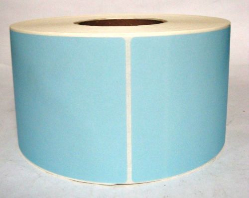 Data label 4&#034; x 6&#034; thermal blue labels 640-ttt-4-6p-bl lot of 1000 nnb for sale