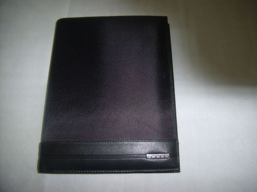 Judd&#039;s Leather &amp; Canvas Cross Notepad Holder