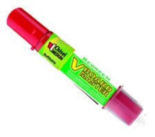 Pilot BeGreen VBoard Master Whiteboard Marker Chisel Red