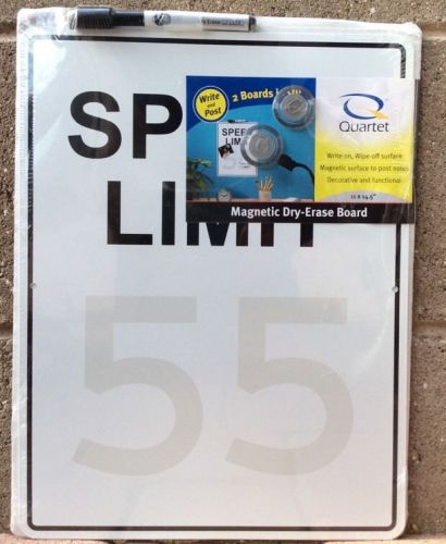 &#034;SPEED LIMIT 55&#034; TRAFFIC SIGN MAGNETIC DRY ERASE MEMO BULLETIN BOARD marker