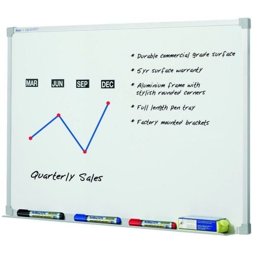 Brand New QUARTET PENRITE WHITEBOARD PREMIUM QTPWP181 1800 X 1200mm