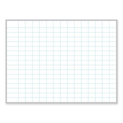 MAVPBFGL6 Magnetic Porcelain Board,36&#034;x48&#034;,2&#034;x3&#034; Grid,Aluminum Frame