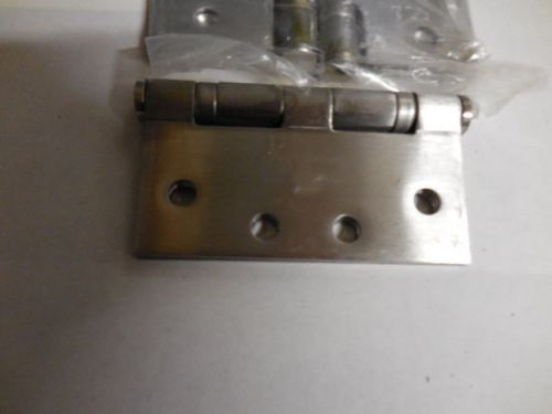 Ramco -stainless steel commercial hinge w/ball bearing  bb91 4x4 us32d (3/box) for sale