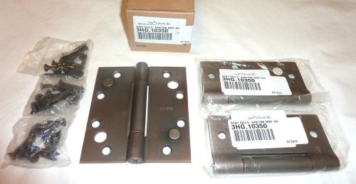 3 ives 3cb1 5&#034; x 4.5&#034; 640 nrp sh full mortise butt door hinges dark bronze new! for sale