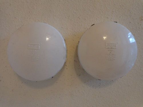 Spears 4&#034; pvc end caps lot of 2 white 448-040 for sale