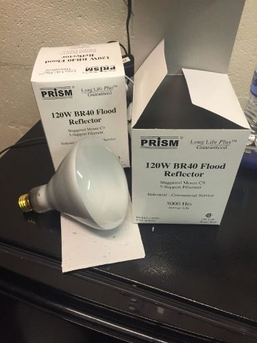 New Prism 120W Br40 Flood Reflector Light. 5000 Hours