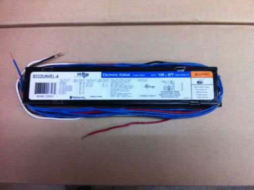 Universal 3 lamp t8 lbf ballast b332iunvel-a010c new for sale