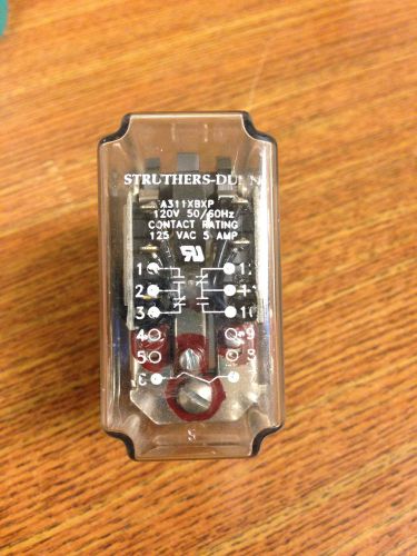 NEW STRUTHERS RELAY SWITCH 120V 50/60 HZ 125 VAC 5 AMP A311XBXP