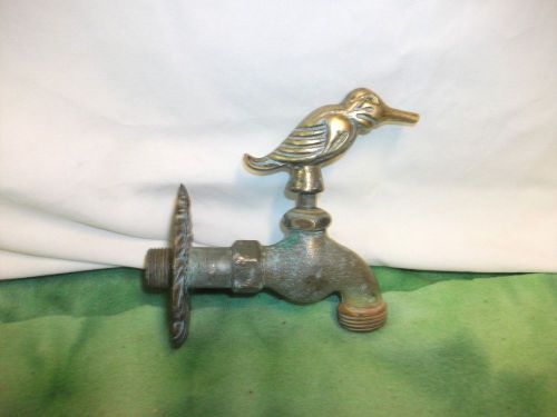 ( VINTAGE )  Ornate  Solid Brass  Hummingbird Fauchet.