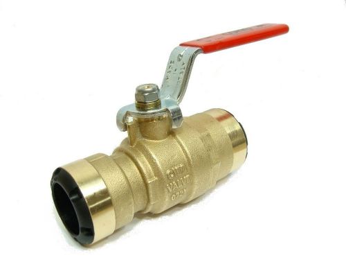 (10) 1/2&#034; Push-In Full Port Brass Ball Valve (No Solder Needed!) Copper PEX CPVC