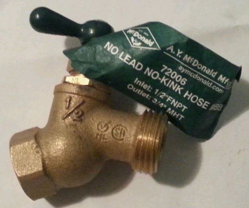 1/2&#034; female hose bibb no-kink heavy duty nsf for sale
