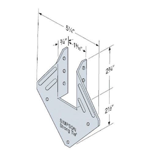 Simpson Strong-Tie S/H1 Light Gauge Steel Hurricane Tie