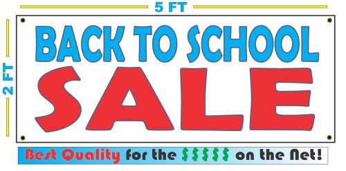 BACK TO SCHOOL SALE Banner Sign New Larger Size Best Quality for the $$$