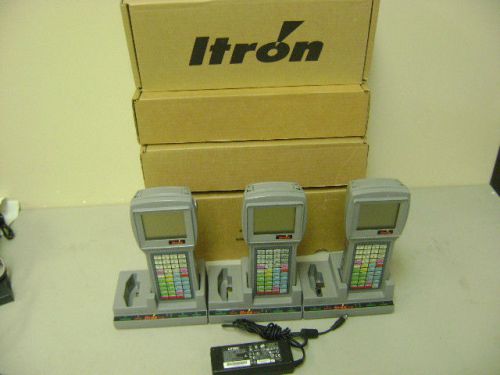LOT OF 3X ITRON I TRON G5 G 5 METER READER DATA COLLECTOR W/ DOCKING STATIONS
