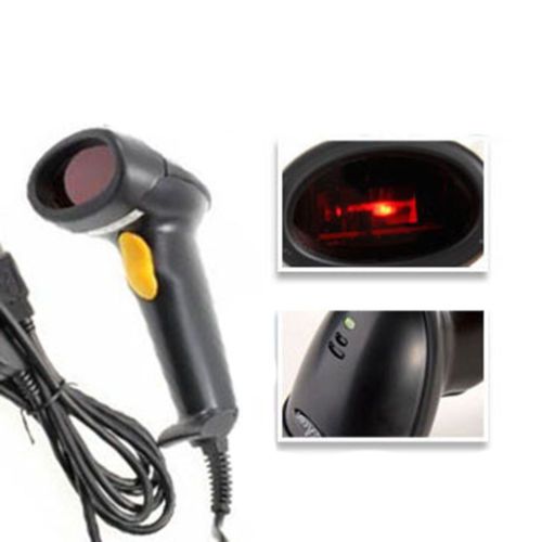 Handheld Wired USB Price Code Label Scanner Auto Laser Reader Barcode Bar Gun