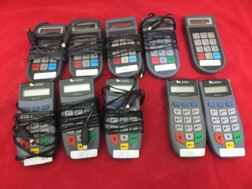 Used lot of 10 verifone pinpad 1000 p003-160-02 p003-116-09 with warranty for sale