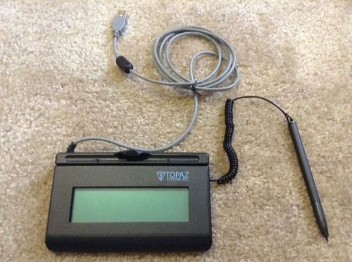 Topaz Signature Pad T-L460-HSBC SigLite LCD 1x5 HID-USB - Used / Tested