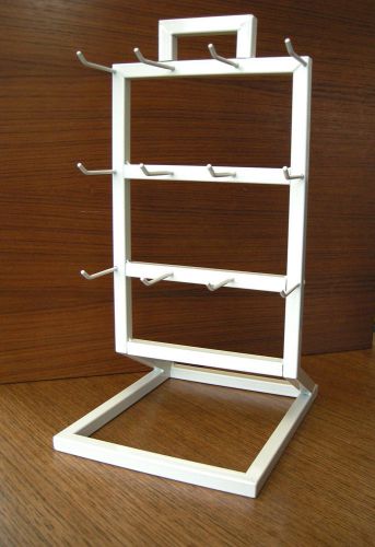 New metal 12-peg countertop display rack--attractive sturdy and efficient for sale