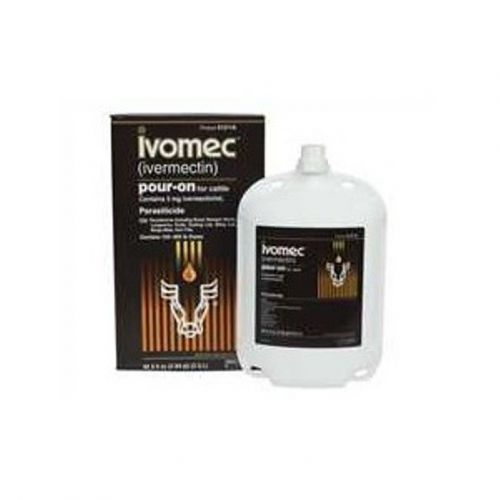 IVOMEC OTC Cattle Pour On Wormer Internal Parasites 2.5 Liter