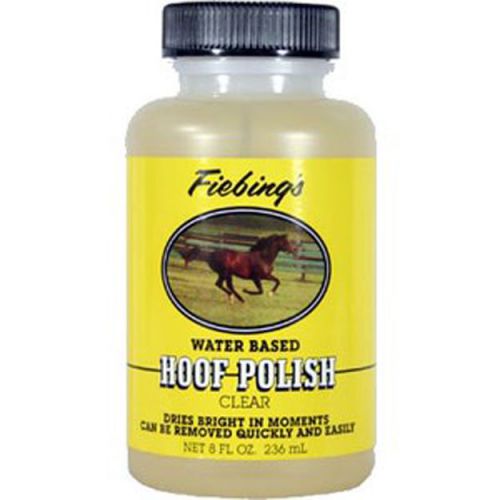 Fieblings Hoof Polish Clear Water Based Non Toxic High Gloss Shine Easy to Apply