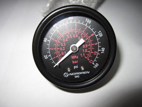 Omega Norgren 0-160psi pressure Gauge OM-AIR-18-013-209