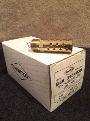 Alwitco 3/8&#034; bantam muffler b38 male npt 150 psig for sale