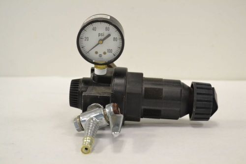 MASTER PNEUMATIC R100-3 0-125PSI 300PSI 3/8 IN PNEUMATIC REGULATOR B305726