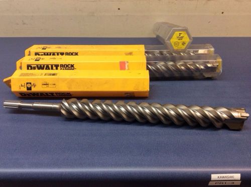 3 OF DEWALT DW5769 NOS 2&#034; 50,80mm 22x17 SPLINE GERMANY ROCK CARBIDE