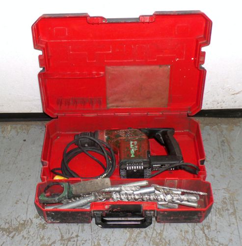 Hilti te-15 electric rotary hammer drill with 20 bits &amp; attachments for sale