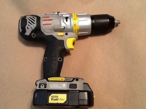 Stanley 20V FatMax Cordless Li-Ion 1/2&#034; Hammer Drill FMC620LAR Save Save Save NR