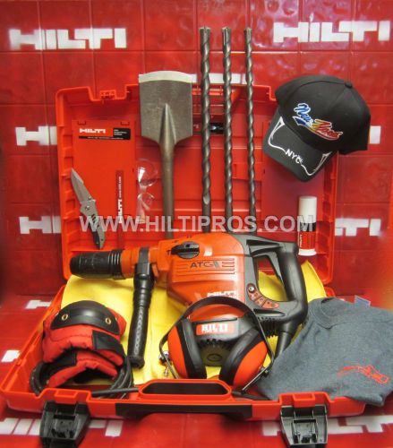 HILTI TE 60 ATC HAMMERDRILL,MINT COND,FREE BIT SET,CLAY SPADE,KNEE PAD,FAST SHIP