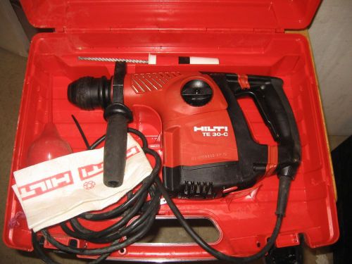 Hilti Combi Hammer Drill - TE 30-C AVR Good Condition In Case