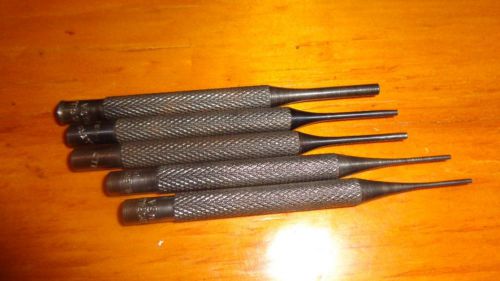 5 lot MILLER FALLS center punch  Vintage old tools