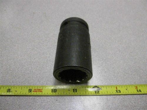 SNAP ON SIM342 3/4&#034; DR 12 POINT 1 1/16 DEEP IMPACT SOCKET LIST $44 SUPER CLEAN