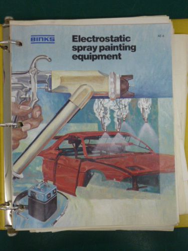 BINKS DEALER BINDER, COMPRESSED AIR PRODUCTS, MASTER PARTS, SPRAY EQUIPMENT