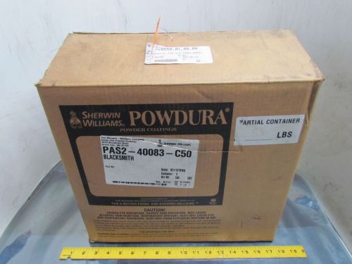 Sherwin Williams Powder Coat Blacksmith 43 Lbs Of Material Batch No B11F096