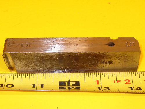 Toledo pipe threading dies big 5&#034; threader die piping plumbing tool #5 for sale