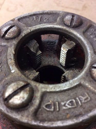 &#034;RIDGID&#034; 1/2&#034; Pipe Die Holder