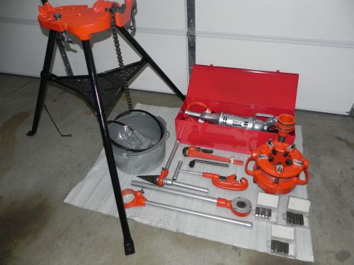 Ridgid 700 pipe threader 1/2&#034;- 4&#034;, ridgid 4p-j gear, oiler, rigid 300 535 1822 for sale