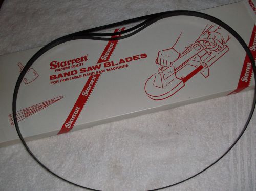 STARRETT PREMIUM PORTABLE BANDSAW BLADES (27) 4&#039; 5 3/4&#034;LONG 18 TOOTH #3 RPR18