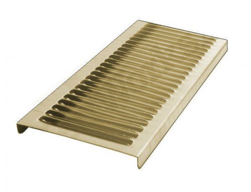 8 1/8&#034; Replacement Splash Grid - Brass Finish - Drip - Draft Beer Bar Spill Tray