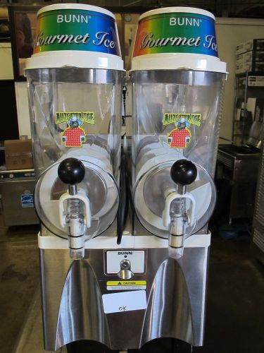 BUNN-o-MATIC CDS2 2 HOPPER GOURMET ICE SYSTEM FROZEN DRINK MACHINE MODEL CDS2